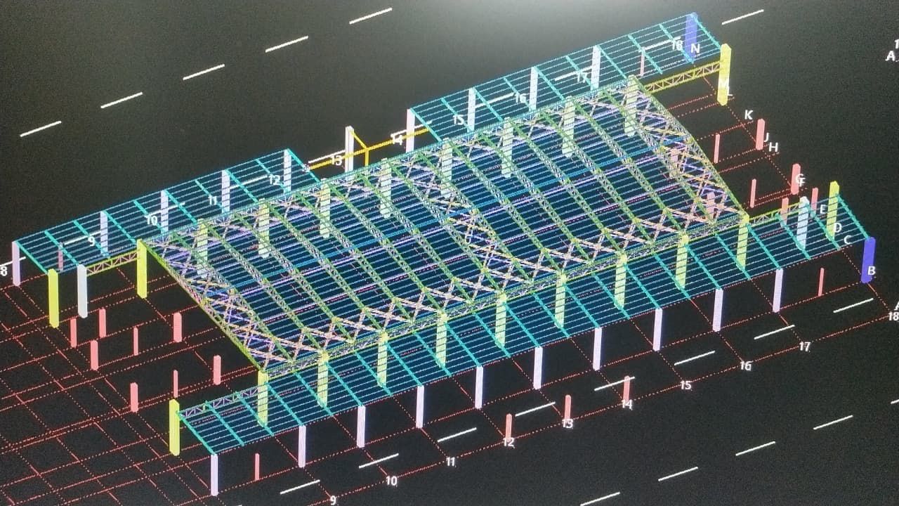 Apex Projects Solutions design and detailing 3D structure rendering