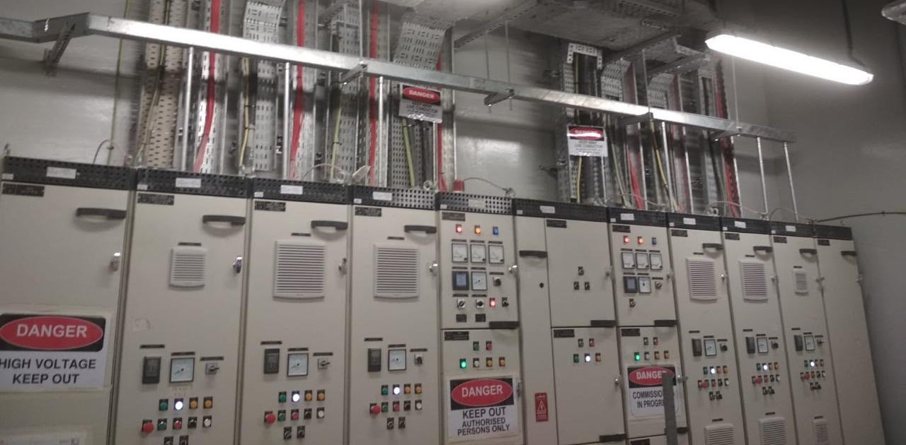 Apex Projects Solutions electrical panel installation and cabling work