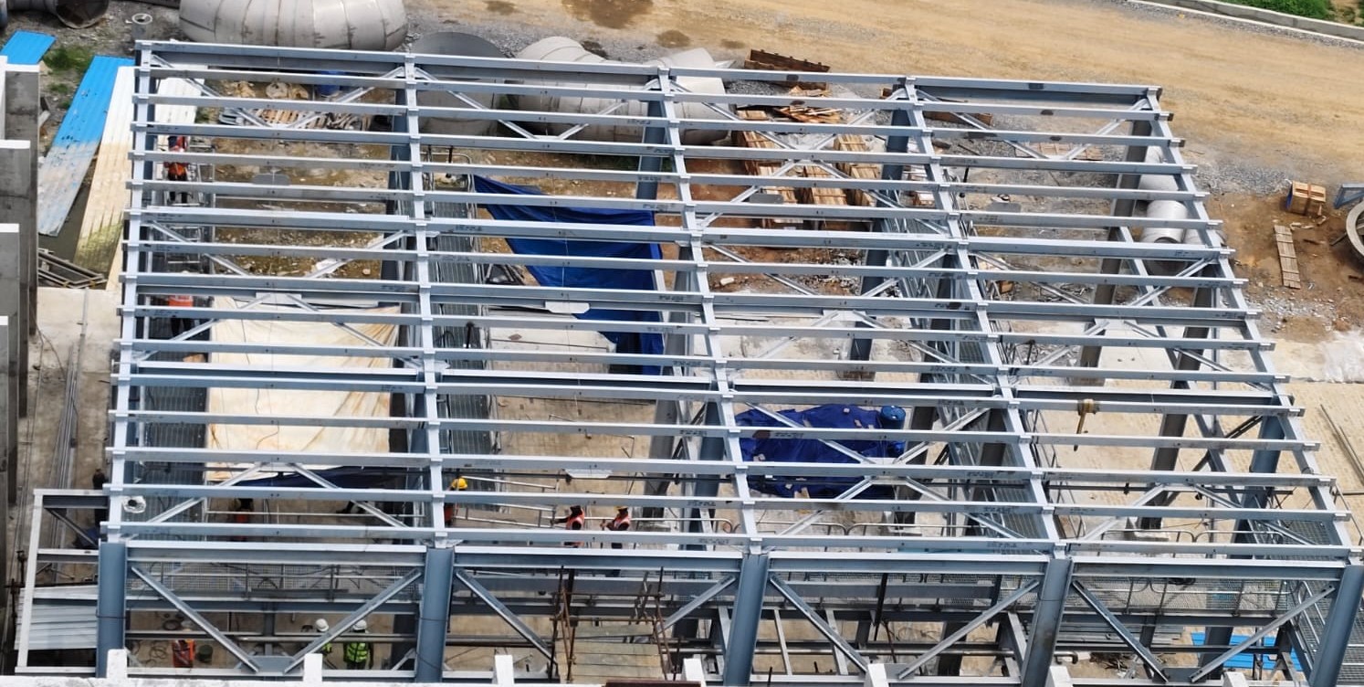 Apex Projects Solutions structural erection work in progress