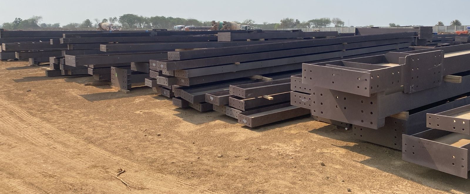Apex Projects Solutions yard fabrication shots